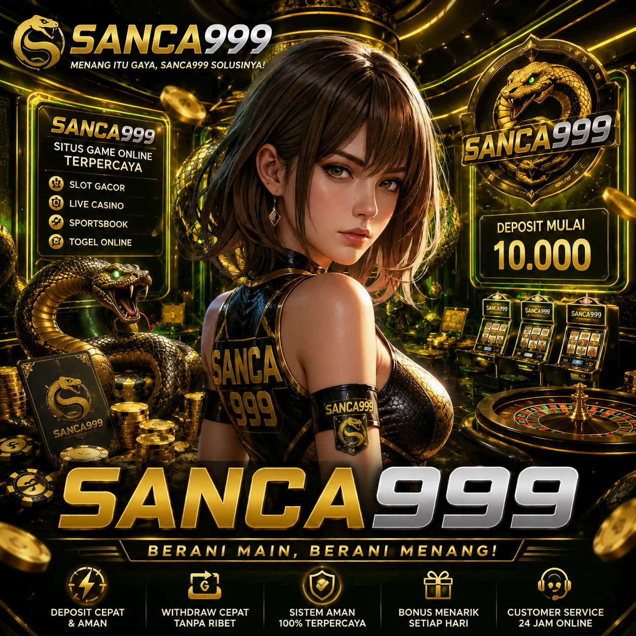 SANCA999 platform digital yang menyediakan layanan perjudian online
